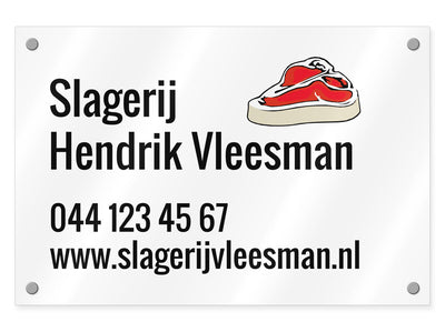firmenschild-acrylglas-quer-metzgerei