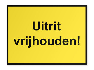 warnschild-quer-ausfahrt-freihalten