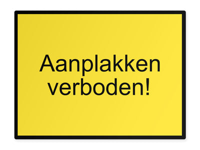 warnschild-quer-plakatieren-verboten