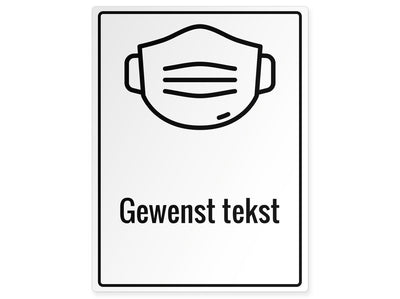 hinweisschild-maskenpflicht-wunschtext